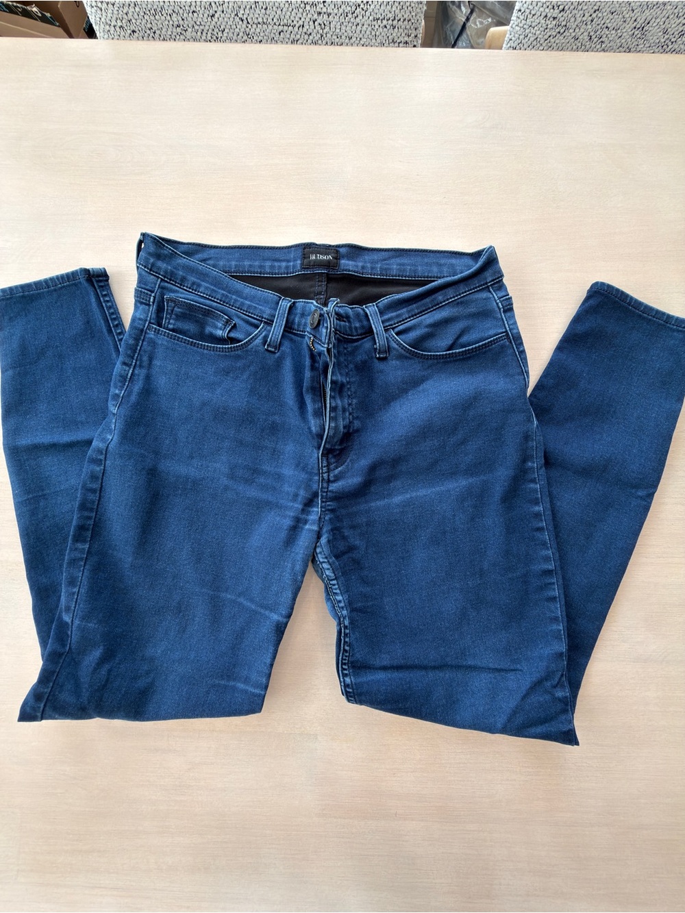 Hudson Jeans Women's Dark Blue Skinny Jeans - Size 30